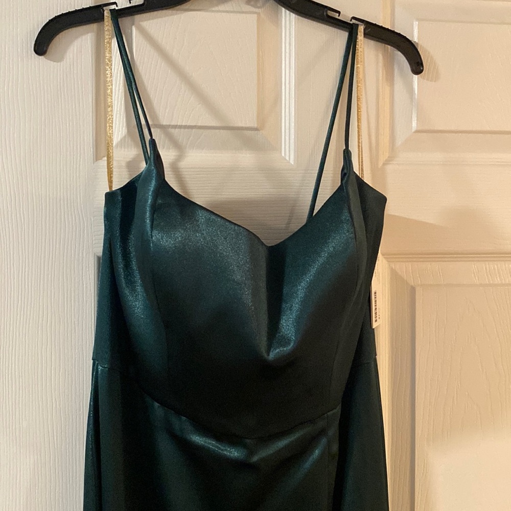 emerald green bridesmaid dress